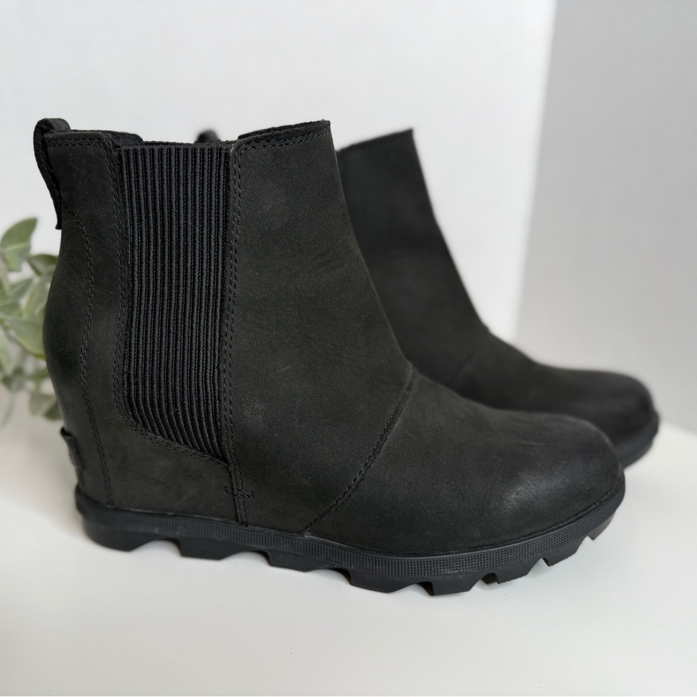 Sorel Joan Rhapsody Wedge Snow Boot Black, Women's Size 9.5 Outerwear Streetwear